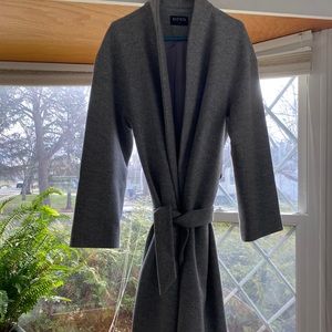 Modern Citizen Adele Oversized Wool Wrap Coat